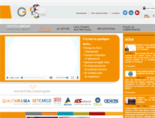Tablet Screenshot of crystalgroup.fr